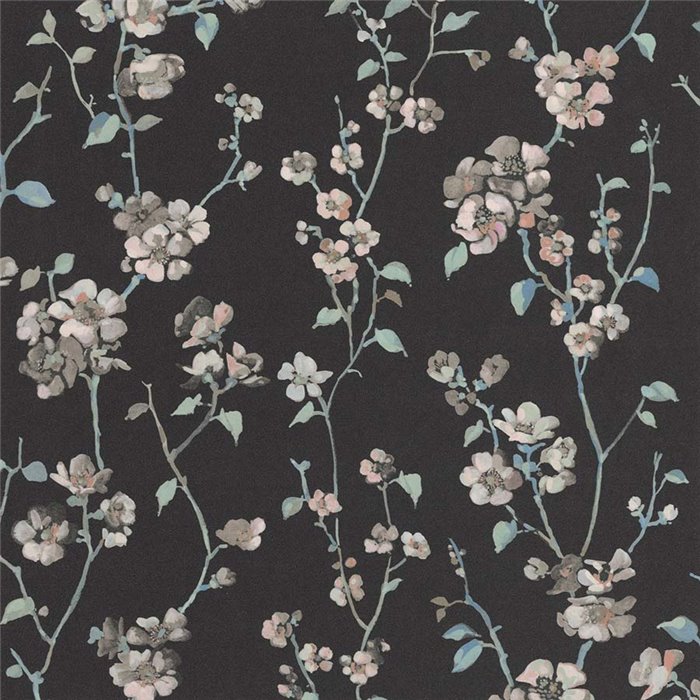 Papel pintado ramas manzano primaveral en flor - Casadeco Soliflore 200329505