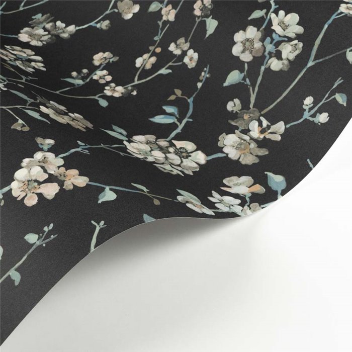 Casadeco|Papier peint branches de pommier en fleurs de printemps|Floral