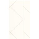 Casadeco|White geometric wallpaper for modern bedroom|Minimalist