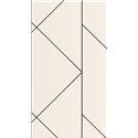 Casadeco|Moderne Tapete für Wohnzimmer oder Flur mit geometrischem Design|Modern