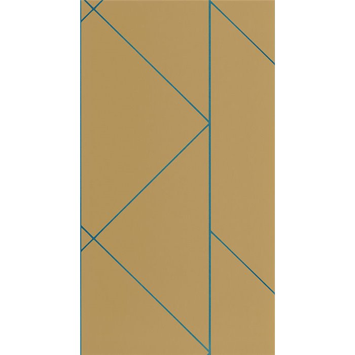 Casadeco|Modern yellow and blue design wallpaper|Wallpaper