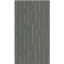 Casadeco|Modern green wallpaper with iridescent gold stripes|Minimalist