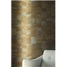 Casamance|Wallcovering abstract handmade ethnic fabrics ochre|Wall Coverings