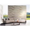 Casamance|Wandverkleidung abstrakte Landschaft Wolken sandfarben|Wandverkleidungen