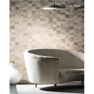 Casamance|Wandverkleidung geometrische Stickerei Leinen Baumwolle|Wandverkleidungen 2