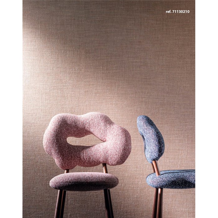 Revestimiento pared liso tejidos naturales texturizados topo - Casamance Jasper 71130315