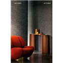 Casamance|Revêtements Muraux satin chevron beige bleu|Revêtements Muraux