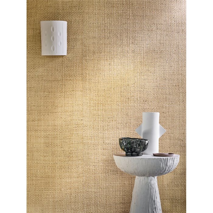 Casamance|Revestimiento pared rafia trenzada Madagascar cestería beige|Revestimientos de Pared