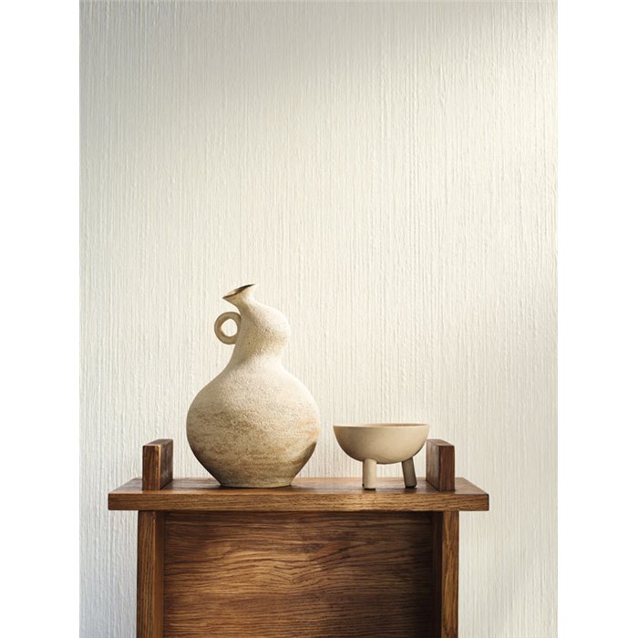 Casamance|Revêtements Muraux rayonne écologique bois coton blanc|Revêtements Muraux