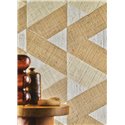Casamance|Wandverkleidung geometrisches Mosaik Raffia natur beige|Wandverkleidungen