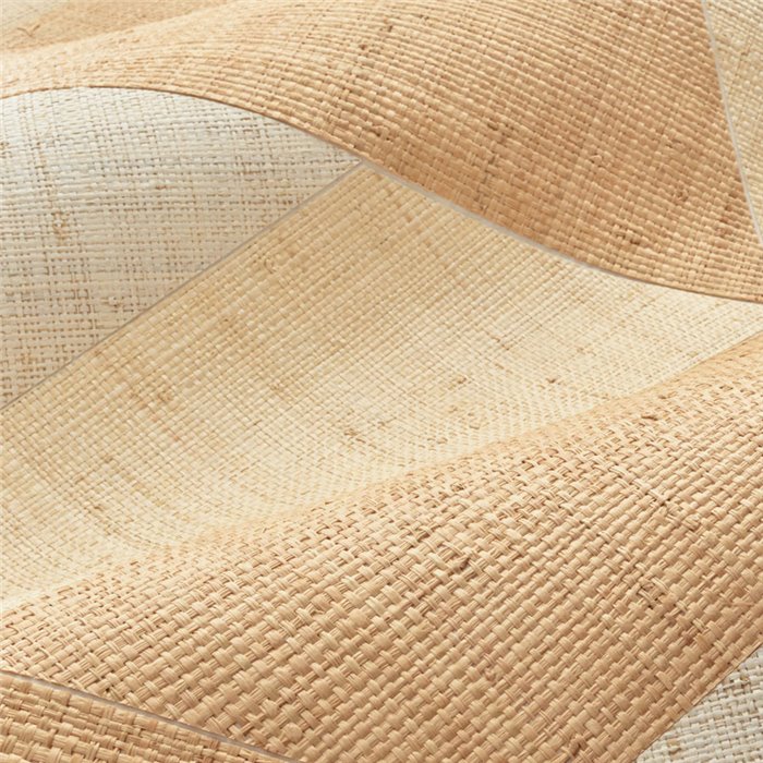 Casamance|Wandverkleidung geometrisches Mosaik Raffia natur beige|Wandverkleidungen
