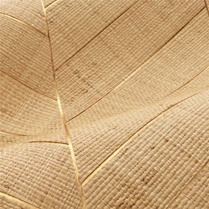 Casamance|Wallcovering raffia chevron mosaic beige gold|Wall Coverings