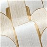 Casamance|Revêtements Muraux mosaïque géométrique rayonne naturelle blanc doré|Revêtements Muraux