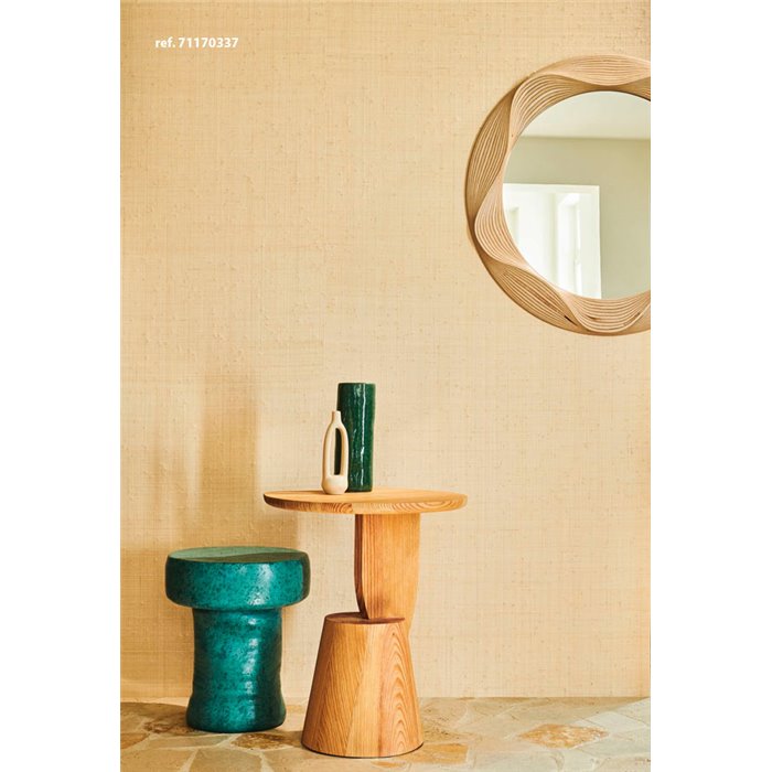 Casamance|Revestimiento pared rafia natural Filipinas tejido fino blanco|Revestimientos de Pared