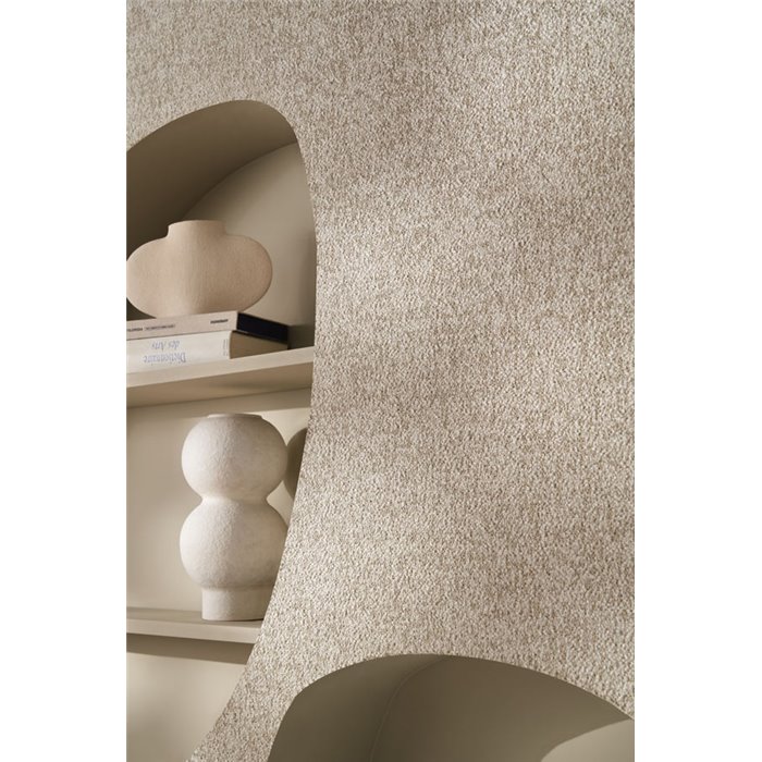 Casamance|Revestimiento pared bouclette textil rizos pequeños color arena|Casamance