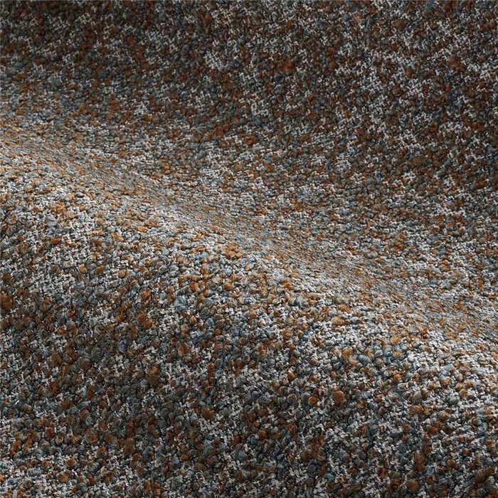 Casamance|Wallcovering boucle small curls textured anthracite brown|Wall Coverings