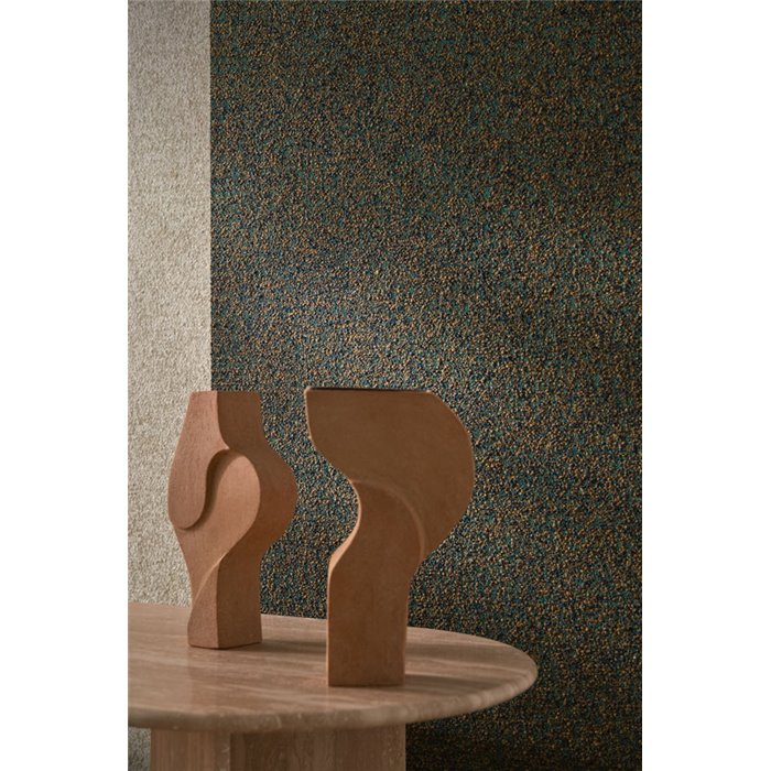 Casamance|Wandverkleidung Bouclette Textil kleine Locken topas bernstein|Casamance