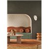 Casamance|Wallcovering boucle textile small curls topaz amber|Casamance