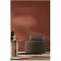 Casamance|Wallcovering boucle chunky knit contemporary terracotta|Casamance