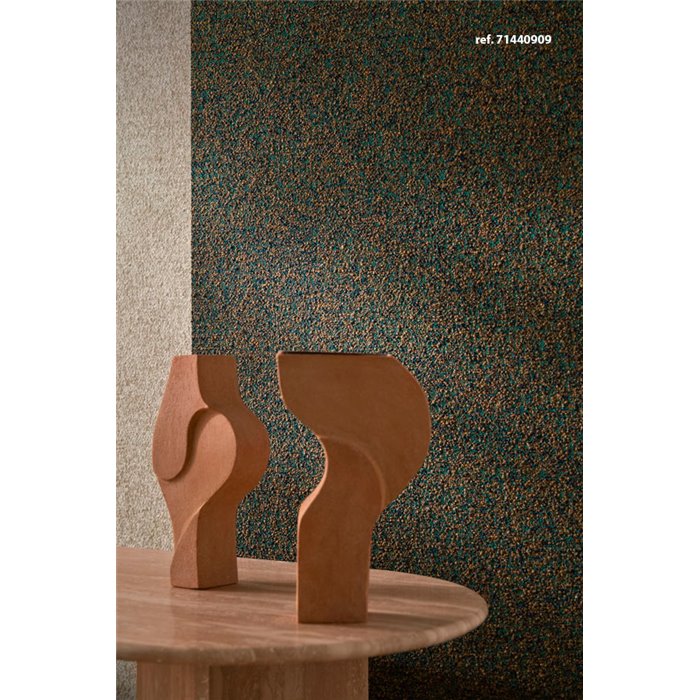Casamance|Revêtements Muraux tissu bouclé petits boucles moutarde|Casamance