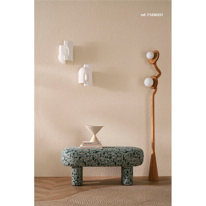 Casamance|Wandverkleidung Bouclette Textil Knotenlocken imperialgrün|Wandverkleidungen