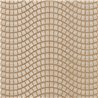 Casamance|Wallcovering sisal mosaic Japanese style beige brown|Wall Coverings