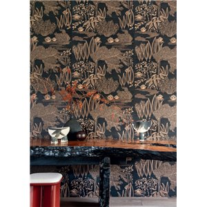 Eijffinger|Tapete große Blumen beige rustikal|Hochwertige 2