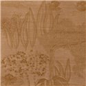 Casamance|Wandverkleidung Landschaft bestickt Sisal japanisch beige goldfarben|Wandverkleidungen