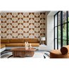 Casamance|Revêtements Muraux géométrique sisal velours beige ocre|Revêtements Muraux