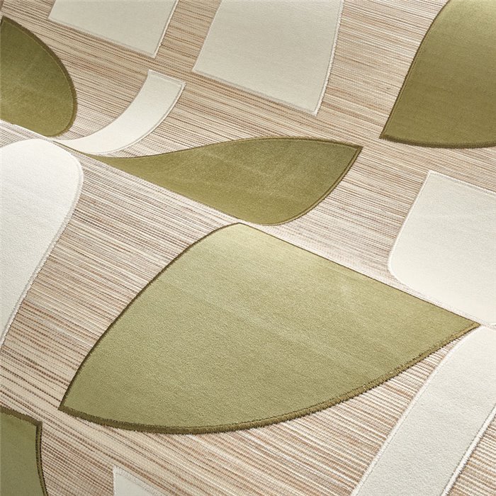 Casamance|Revêtements Muraux géométrique sisal raphia velours ivoire kaki|Revêtements Muraux
