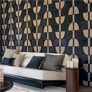 Casamance|Wallcovering cotton textile stone blue timeless|Wall Coverings