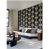 Casamance|Revêtements Muraux texture raphia sisal velours moderne taupe noir|Revêtements Muraux