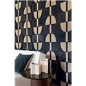 Casamance|Revestimiento pared textura rafia sisal terciopelo moderno negro topo|Revestimientos de Pared
