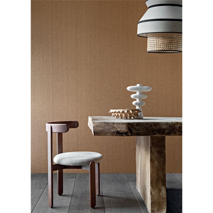 Casamance|Wallcovering raffia braid chevron beige|Wall Coverings