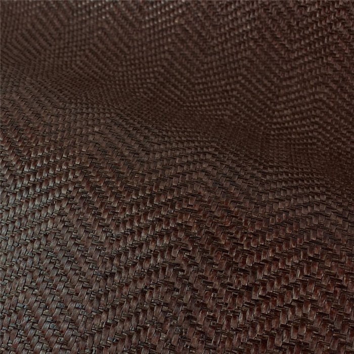 Casamance|Wandverkleidung Weide Raphia Fischgrät wengebraun|Wandverkleidungen