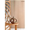 Casamance|Revêtements Muraux mosaïque carrés sisal style japonais blanc ivoire|Revêtements Muraux
