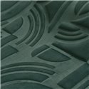 Casamance|Wallcovering velvet geometric shapes imperial green|Wall Coverings