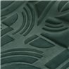 Casamance|Wandverkleidung geometrische Formen Samt imperialgrün|Wandverkleidungen