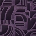 Casamance|Revêtements Muraux acoustique géométrique moderne aubergine|Revêtements Muraux
