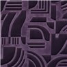 Casamance|Revêtements Muraux acoustique géométrique moderne aubergine|Revêtements Muraux