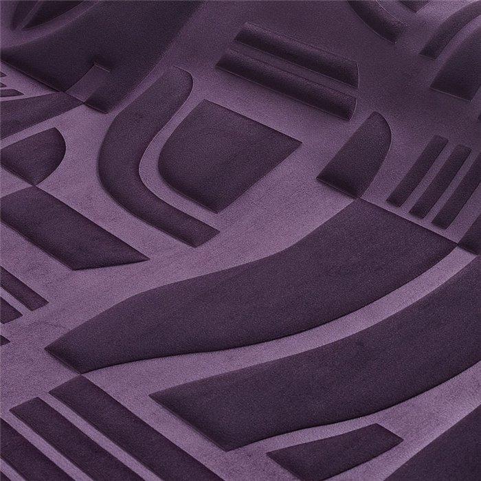 Casamance|Revêtements Muraux acoustique géométrique moderne aubergine|Revêtements Muraux