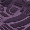Casamance|Revêtements Muraux acoustique géométrique moderne aubergine|Revêtements Muraux