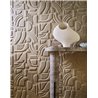 Casamance|Revestimiento pared acústico moderno formas geométricas beige|Revestimientos de Pared