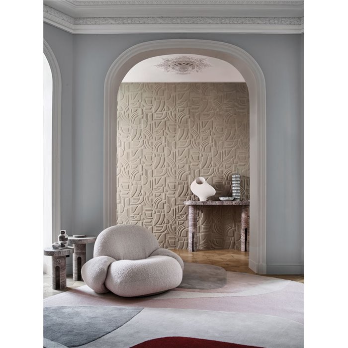 Casamance|Wallcovering acoustic modern geometric beige|Wall Coverings