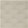 Casamance|Wallcovering acoustic Art Deco palm 3D greige|Wall Coverings