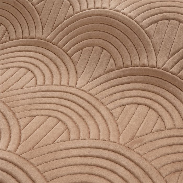 Casamance|Revêtements Muraux acoustique velours 3D Art Déco beige poudré|Revêtements Muraux