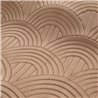 Casamance|Revêtements Muraux acoustique velours 3D Art Déco beige poudré|Revêtements Muraux