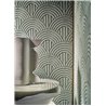 Casamance|Wandverkleidung akustisch Samt Art Deco seladongrün|Wandverkleidungen