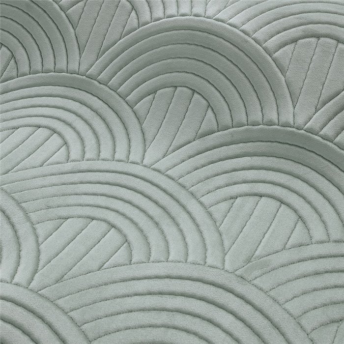 Casamance|Wallcovering acoustic velvet Art Deco celadon green|Wall Coverings