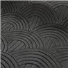 Casamance|Wallcovering acoustic velvet palm 3D anthracite|Wall Coverings